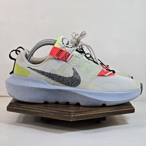 Nike DB3551-010 Shoes Youth 7Y Beige Volt Crater Foam Running Sneakers